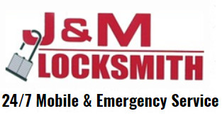 J & M Locksmith logo