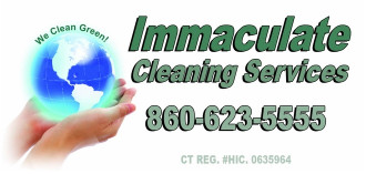 Immaculate Carpet Cleaning Service. logo