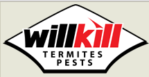 Will Kill Termites & Pests. logo
