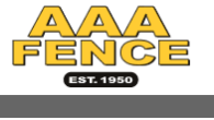 AAA Fence logo