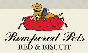 Pampered Pets Bed and Biscuit logo