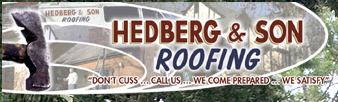 Hedberg and Son Roofing logo