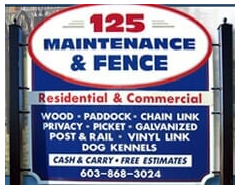 125 Maintenance and Fence logo
