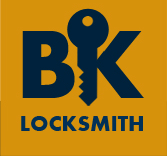 The BK Locksmith logo