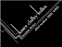 karen claffey-koller interior design logo