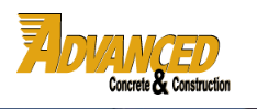 Advanced Concrete & Construction logo