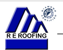 R E Roofing & Construction logo