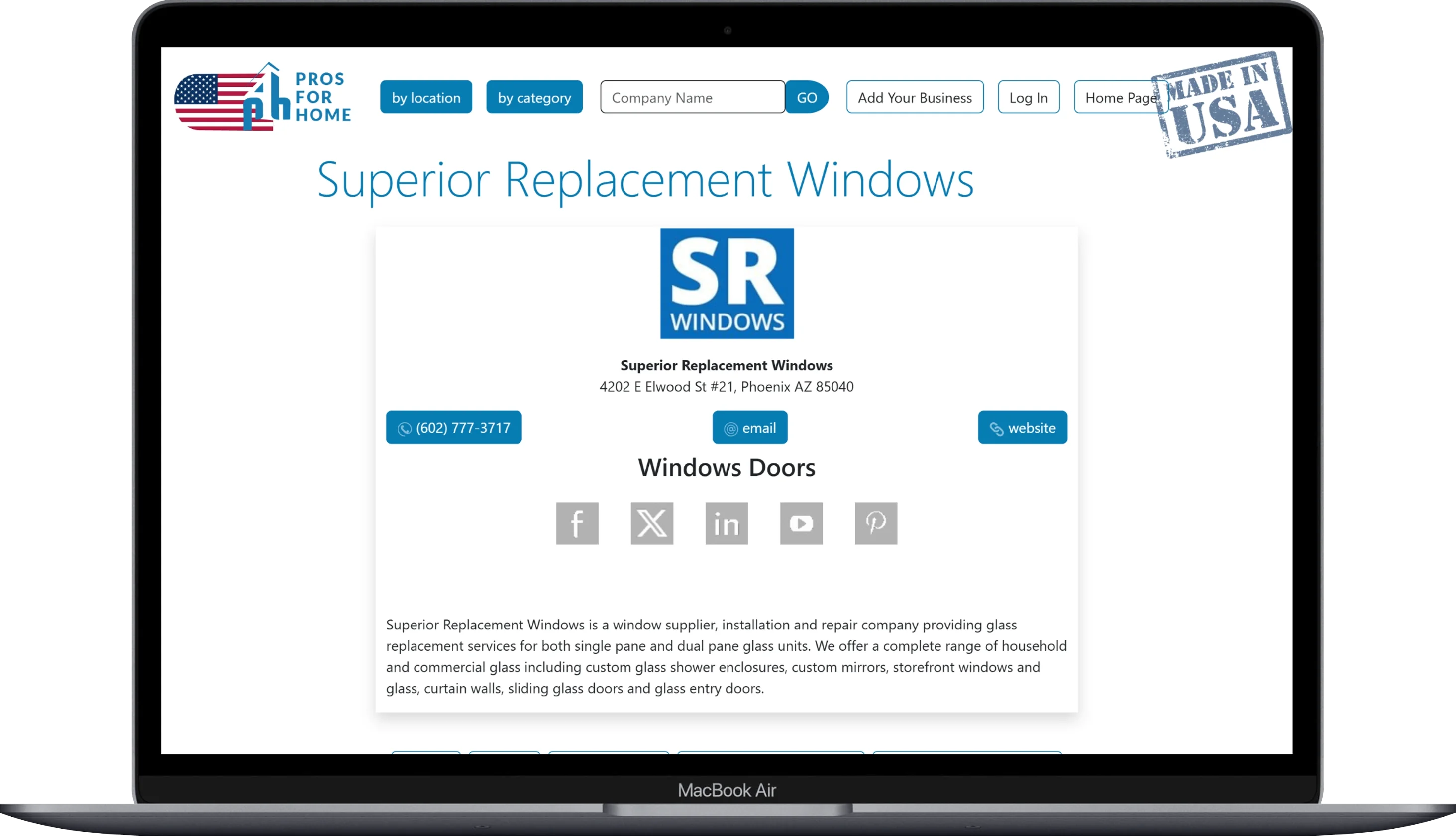pros for home listing sample 3